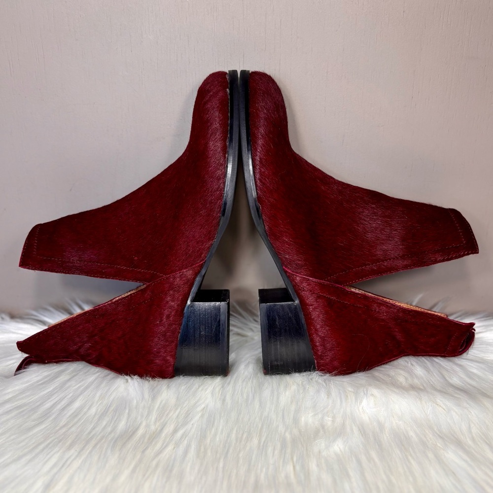 JEFFREY CAMPBELL  Burgundy Boots - Picture 8 of 8